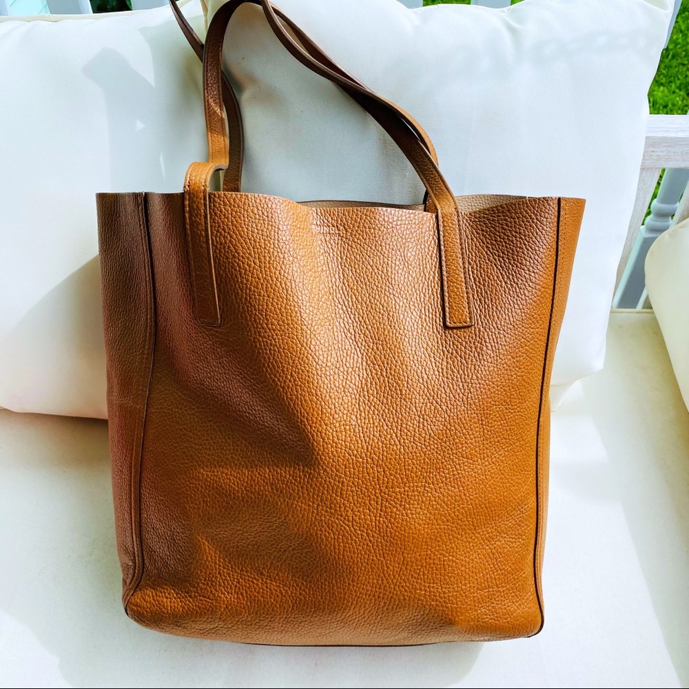 Shinola Cognac Medium Shopper Tote EUC - Picture 5 of 16